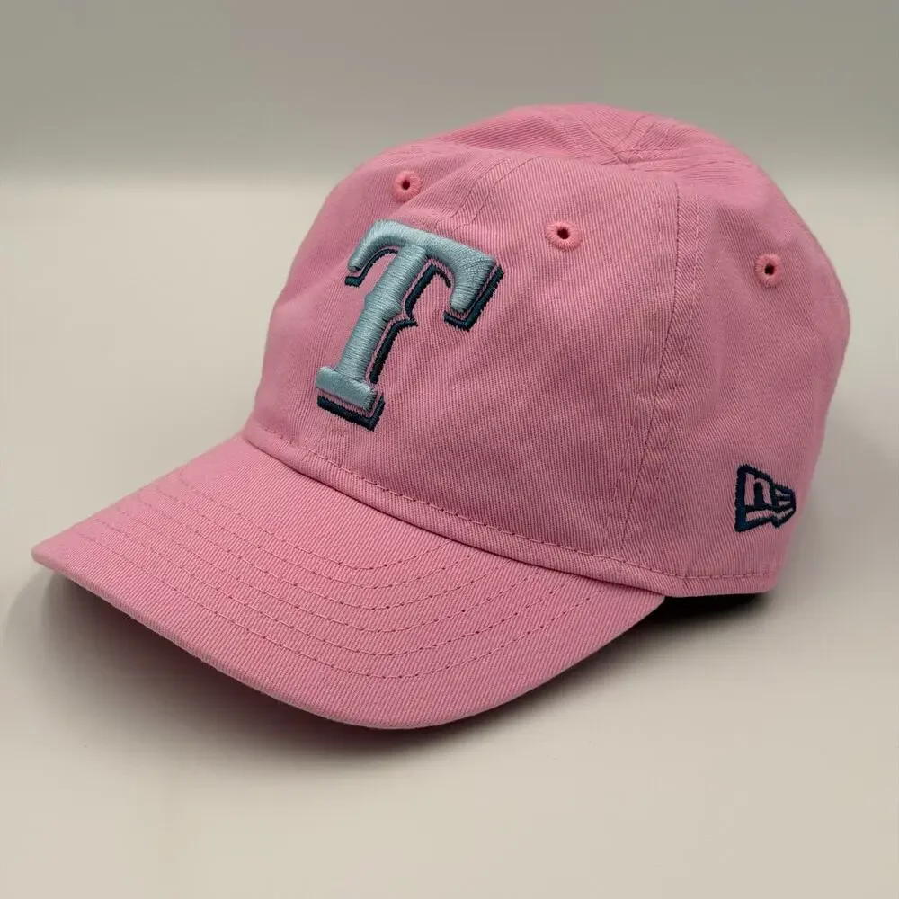 New Era Texas Rangers 9TWENTY Toddler Pink Baseball Cap Hat